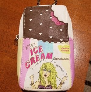 Betsey Johnson Ice Cream Sandwich Wristlet